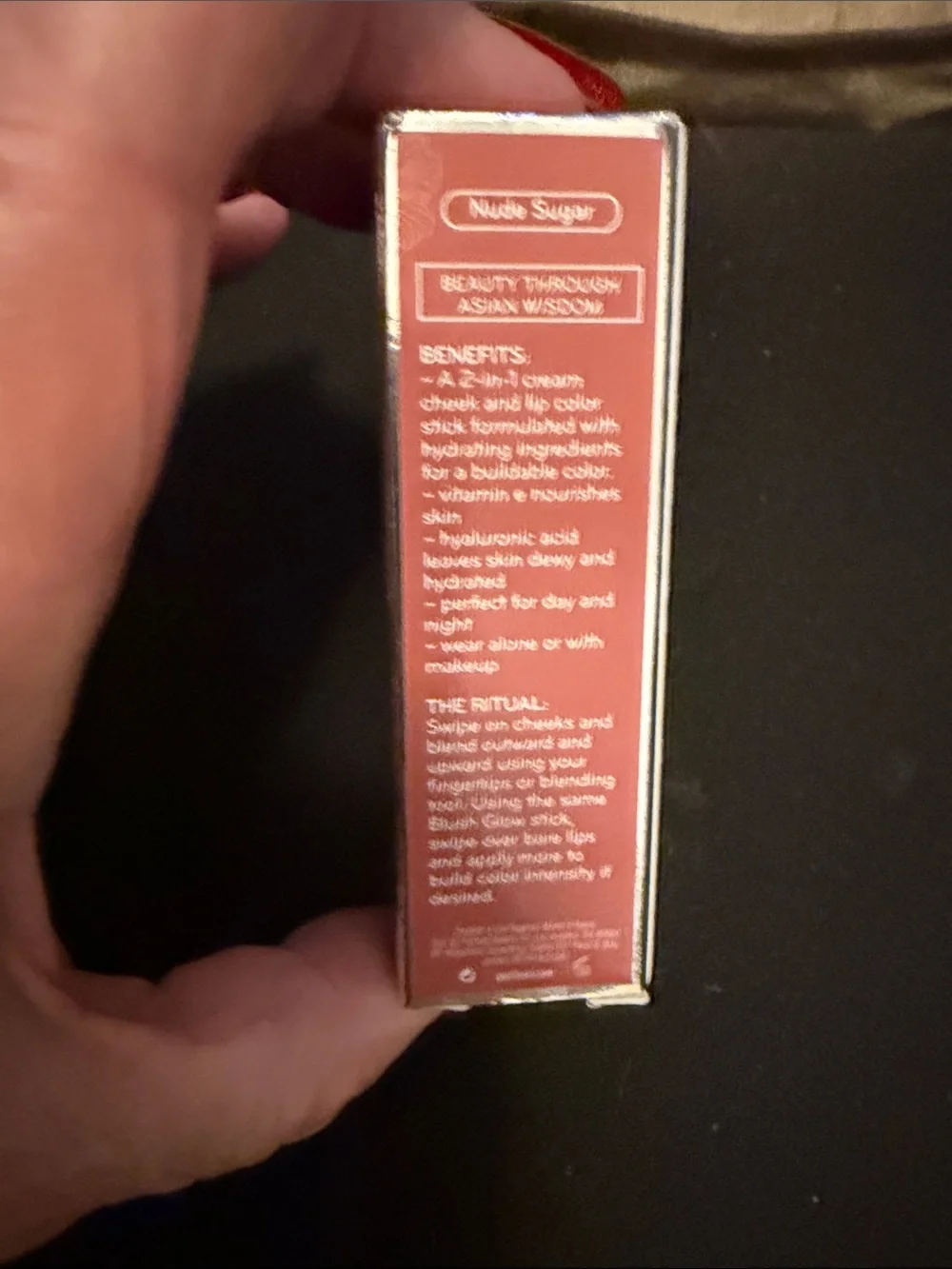 purlisse Blush Glow BB Cheek + Lip Cream Blush (Nude Sugar) NEW